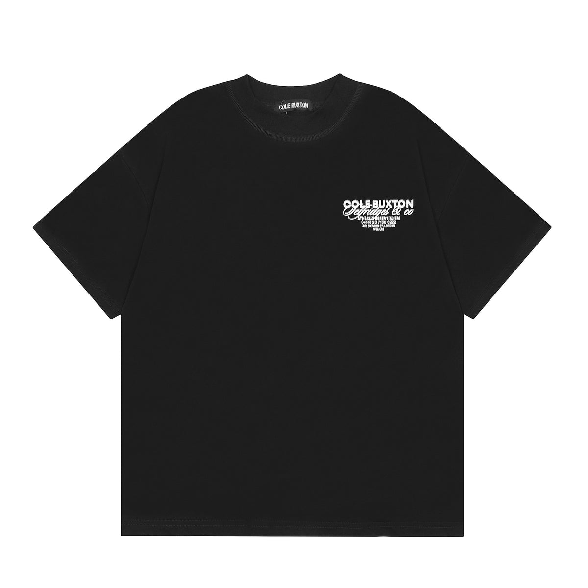 Cole Buxton Multi‑Slogan Graphic Oversized Tee Streetwear Unisex