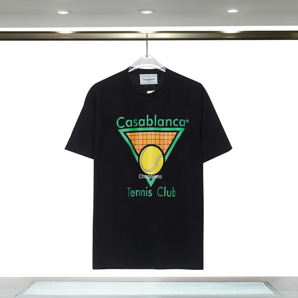 Casablanca Arch Graphic Logo Print Short Sleeve Tee Streetwear Unisex
