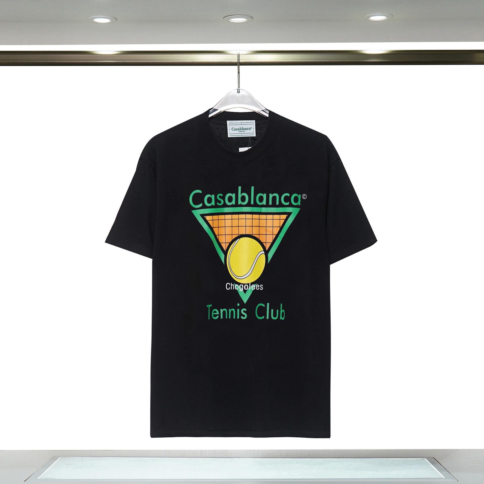 Casablanca Arch Graphic Logo Print Short Sleeve Tee Streetwear Unisex