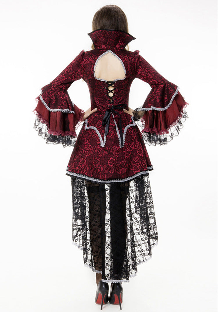 Halloween Men & Women Vampire Skeleton Gothic Cosplay Couple Sets
