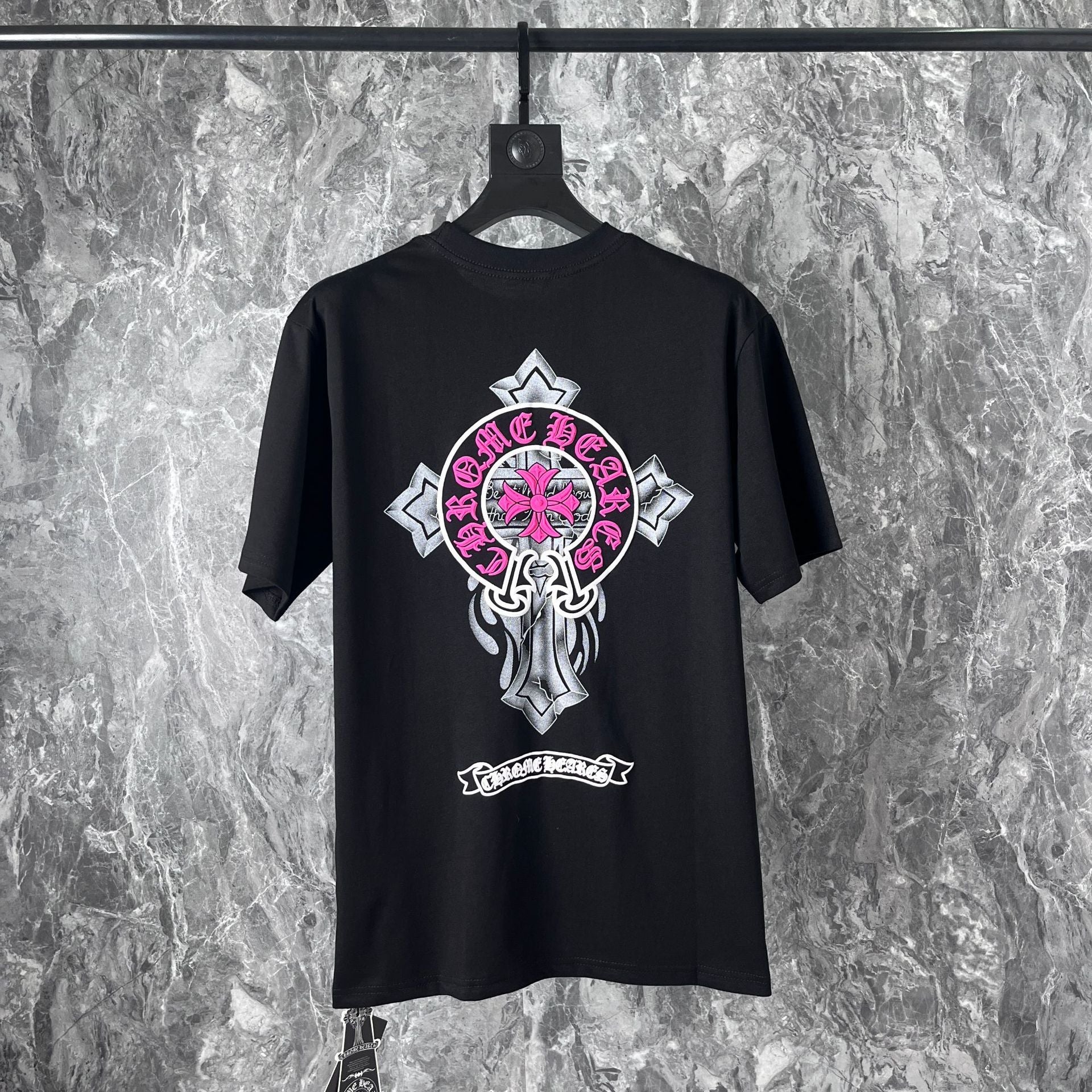 Chrome Hearts Cross Heavyweight Oversized T-Shirt Streetwear Unisex