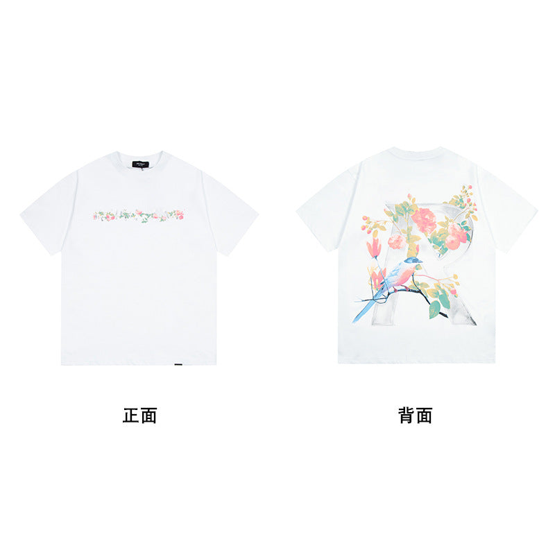 Represent Shark Washed Graphic Oversized Tee Streetwear Unisex