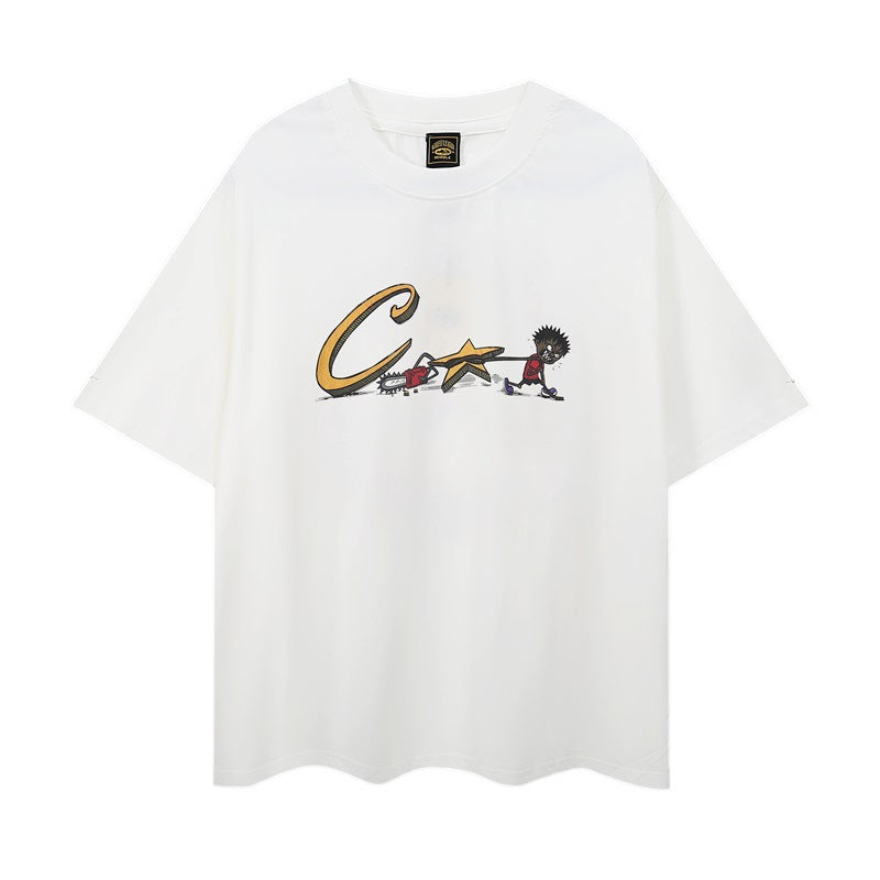 Corteiz Graffiti Graphic Tee Loose Unisex High Street T-Shirt