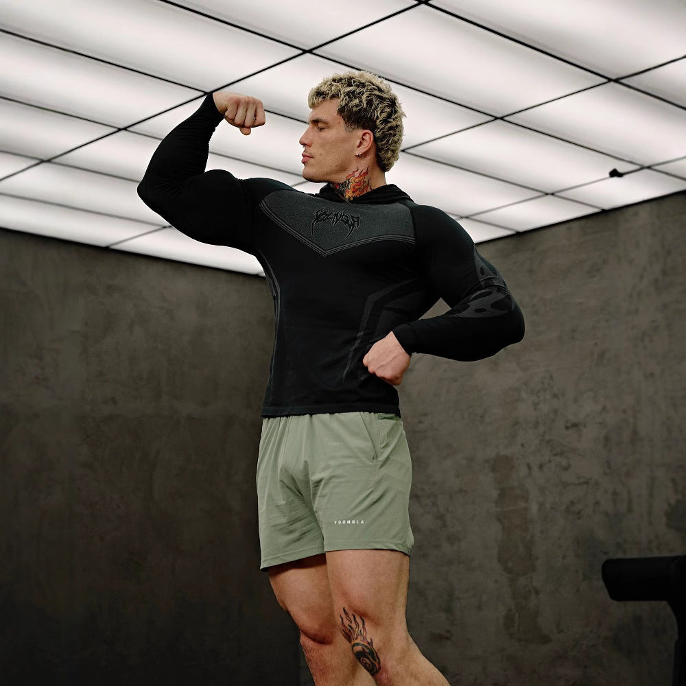 YOUNGLA 8062 Warrior Compression Hoodies