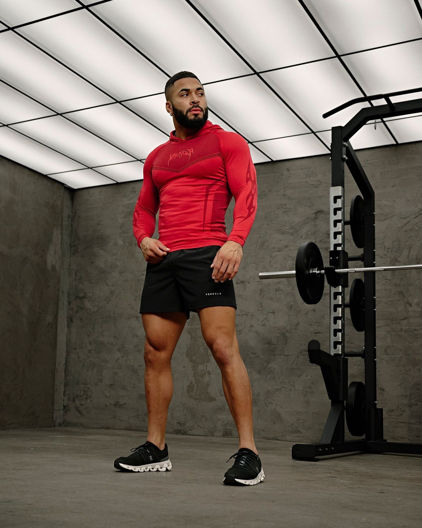YOUNGLA 8062 Warrior Compression Hoodies