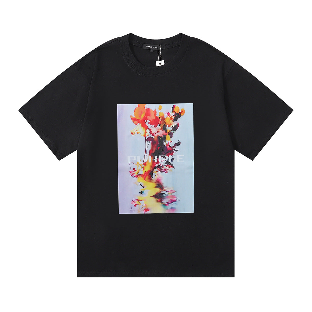 Purple Brand Graphic Tee Loose Unisex Vintage Streetwear T-Shirt