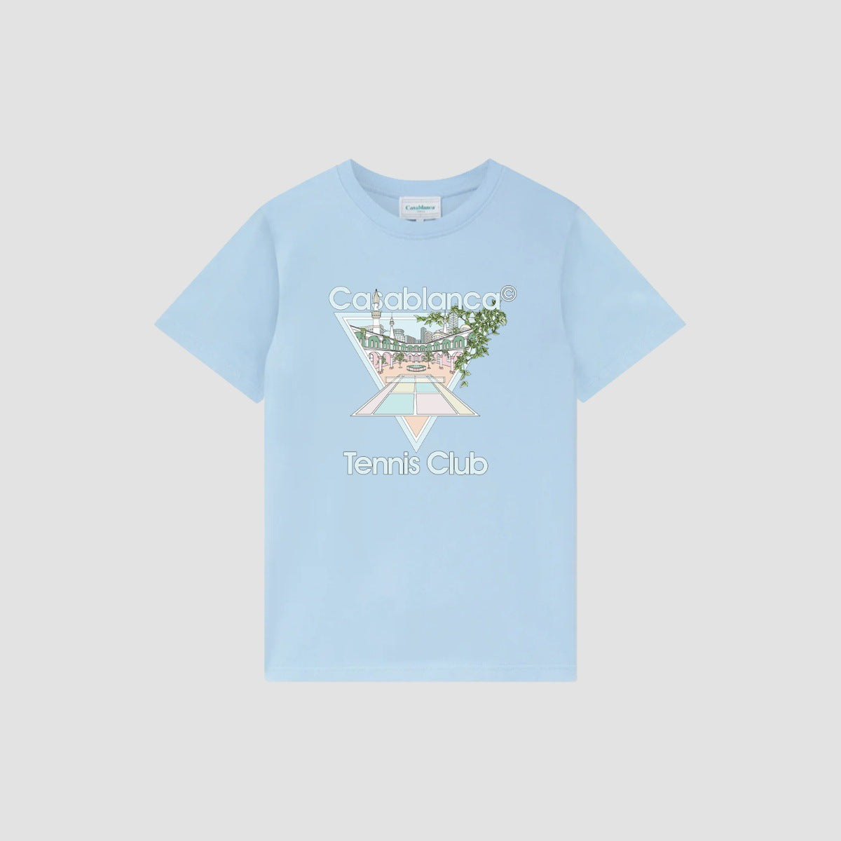 Casablanca Casa Letter Arch Graphic Short Sleeve Tee Streetwear Unisex