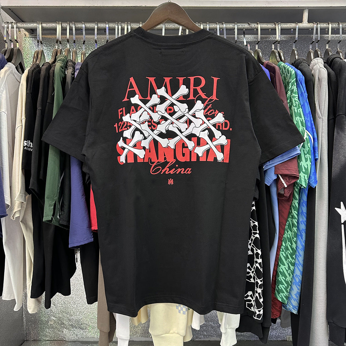 Amiri Peace Dove Graphic Oversized Tee Streetwear Unisex