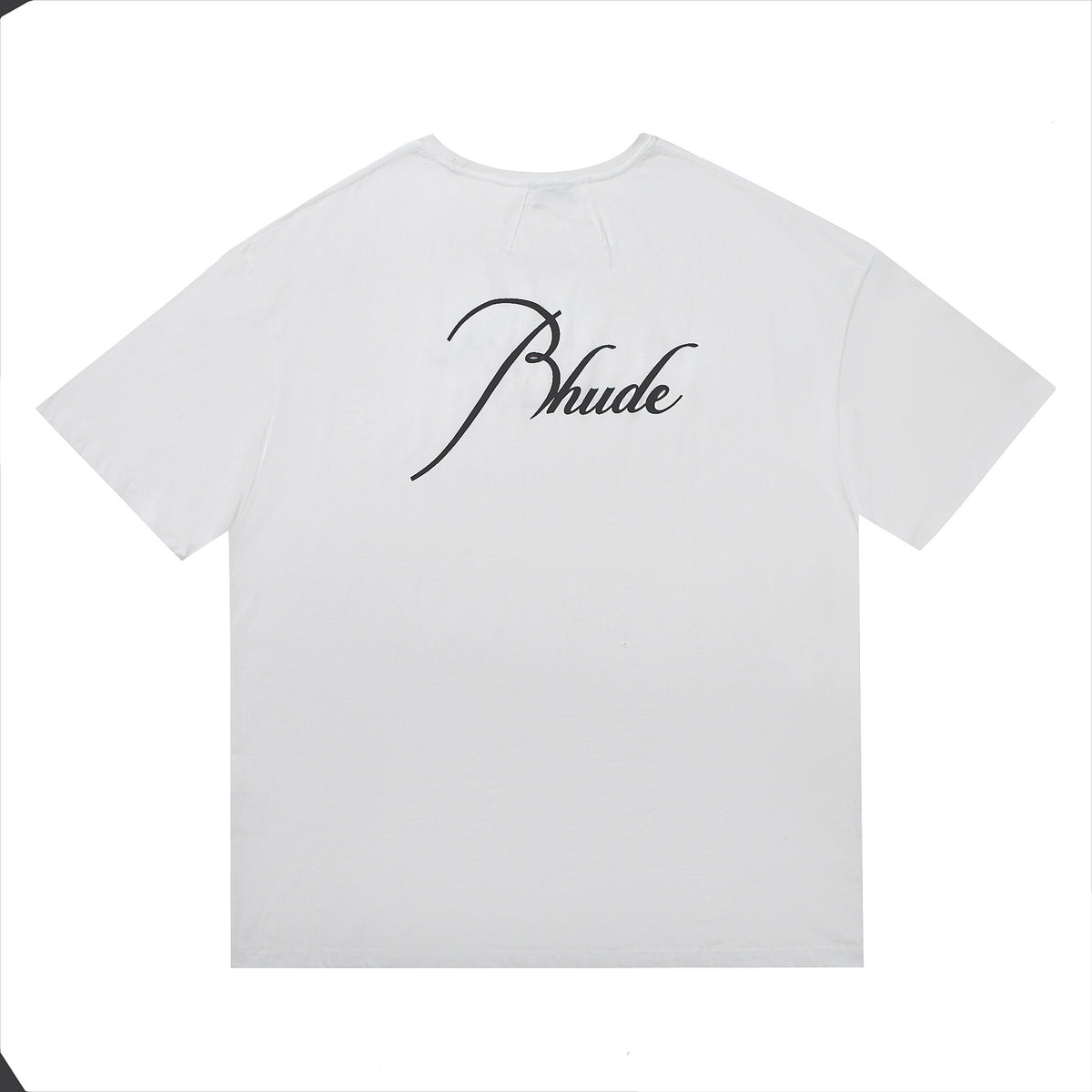 Rhude Graphic Tees Vintage High Street Loose Couple Crew Neck T-Shirt