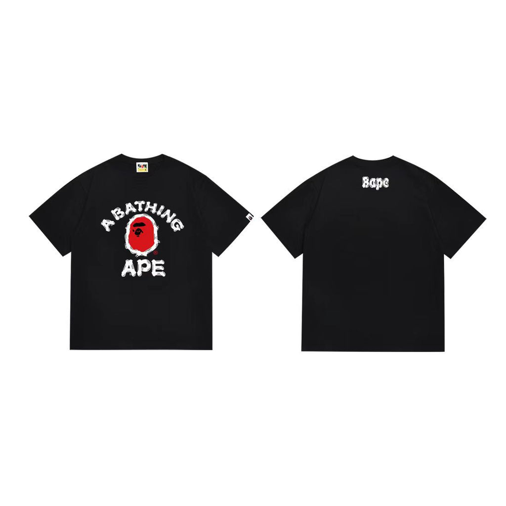 BAPE Ape Head Graphic Print Short Sleeve Tee Streetwear Unisex