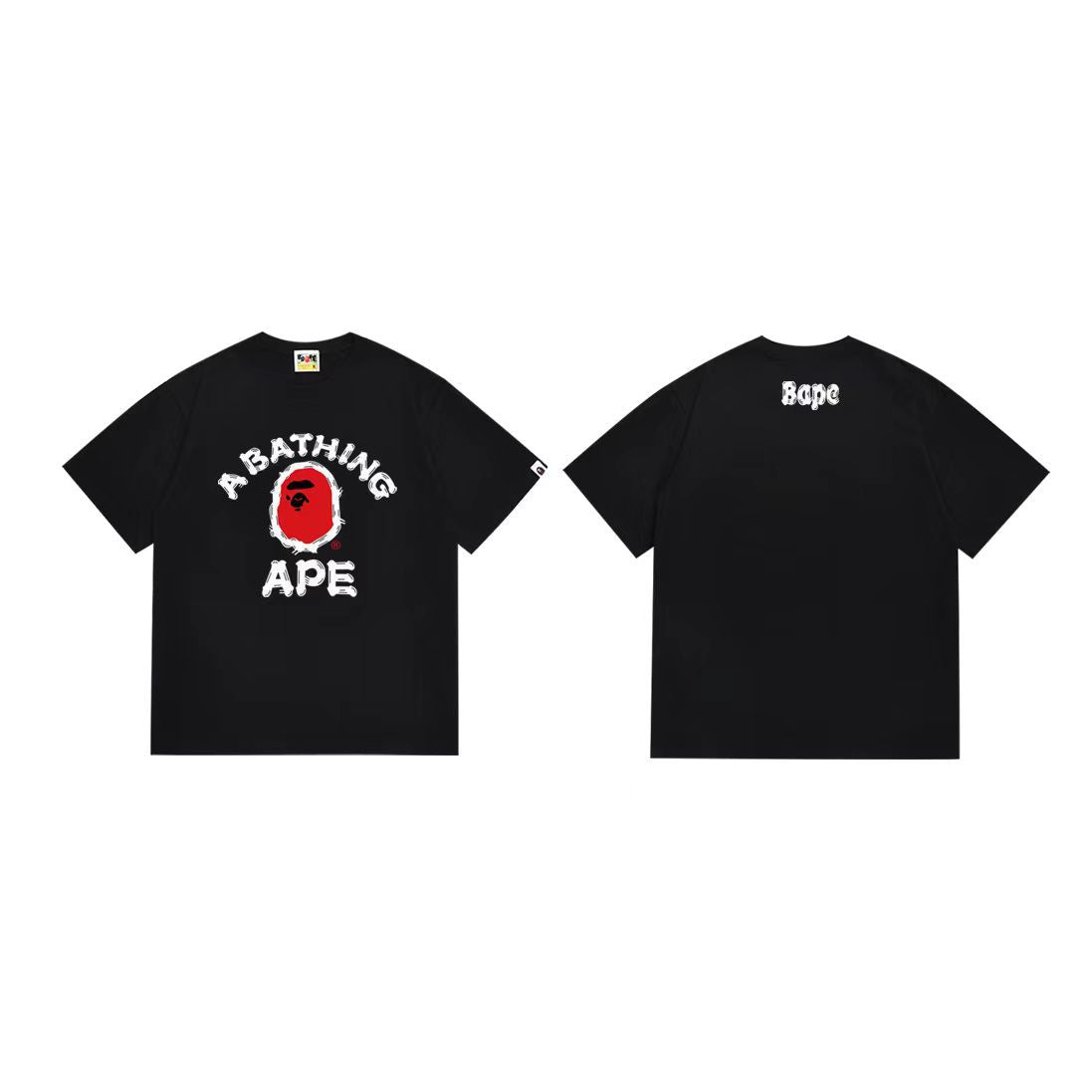 BAPE Ape Head Graphic Print Short Sleeve Tee Streetwear Unisex