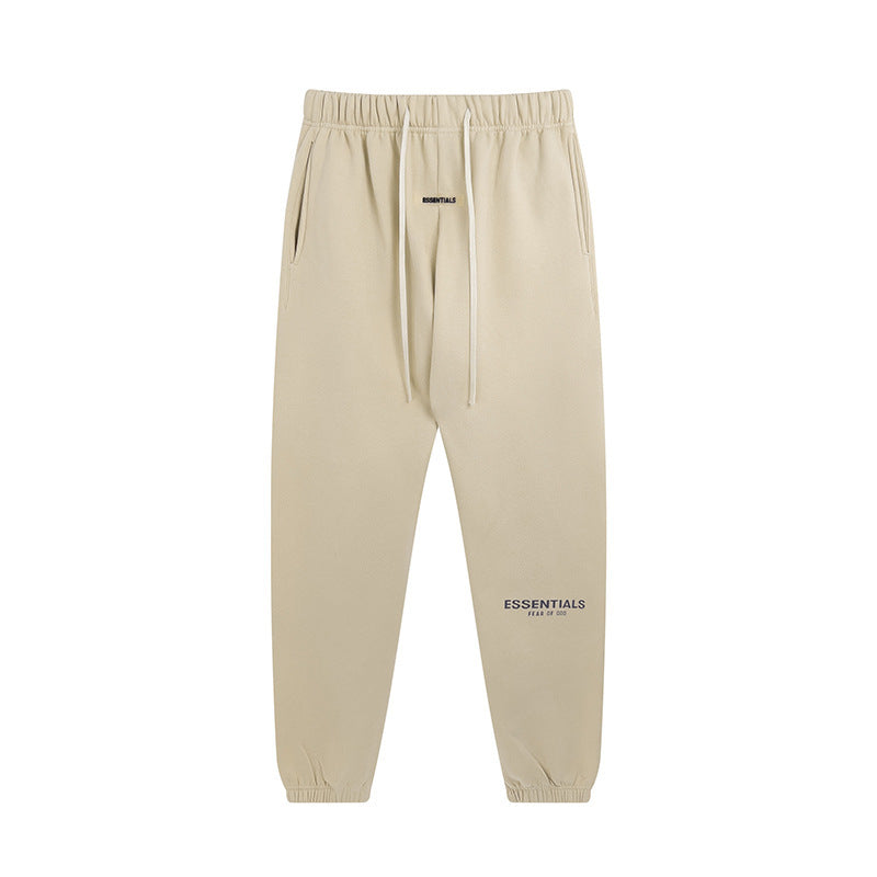 Fear of God ESSENTIALS 3D Reflective Letter Hoodie Pullover sweatpants