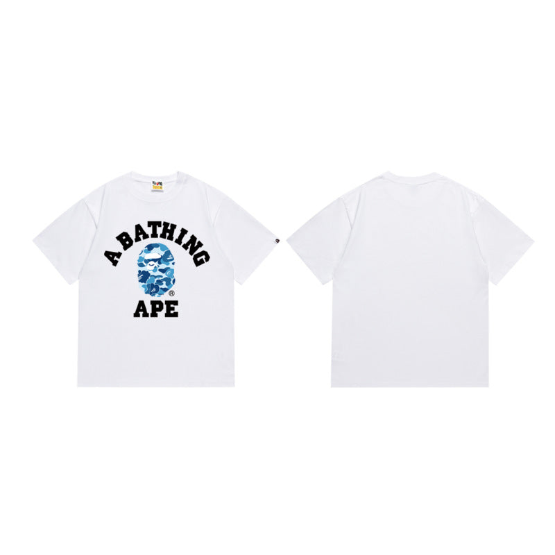 Bape Sakura Floral Graphic Oversized Tee Streetwear Unisex