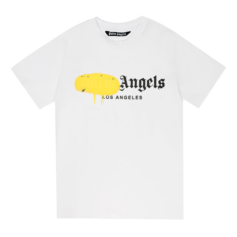 Palm Angels Teddy Bear Graphic Tee Loose Unisex Streetwear T-Shirt
