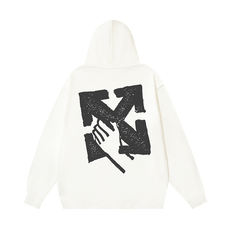 OFF-WHITE Caravaggio Angel Hoodie Heavyweight Streetwear Unisex