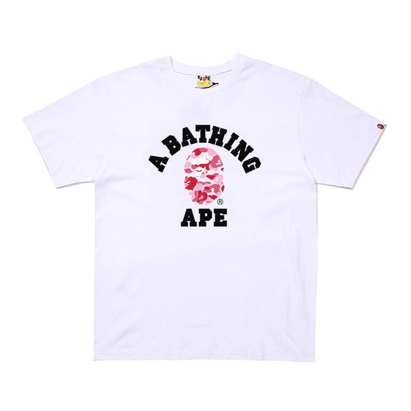 BAPE Ape Head Print Loose Unisex Streetwear T-Shirt