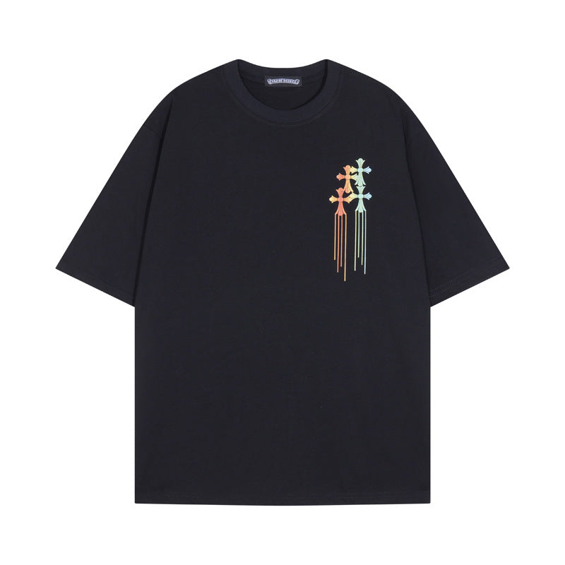 Chrome Hearts Cross Heavyweight Oversized T-Shirt Streetwear Unisex