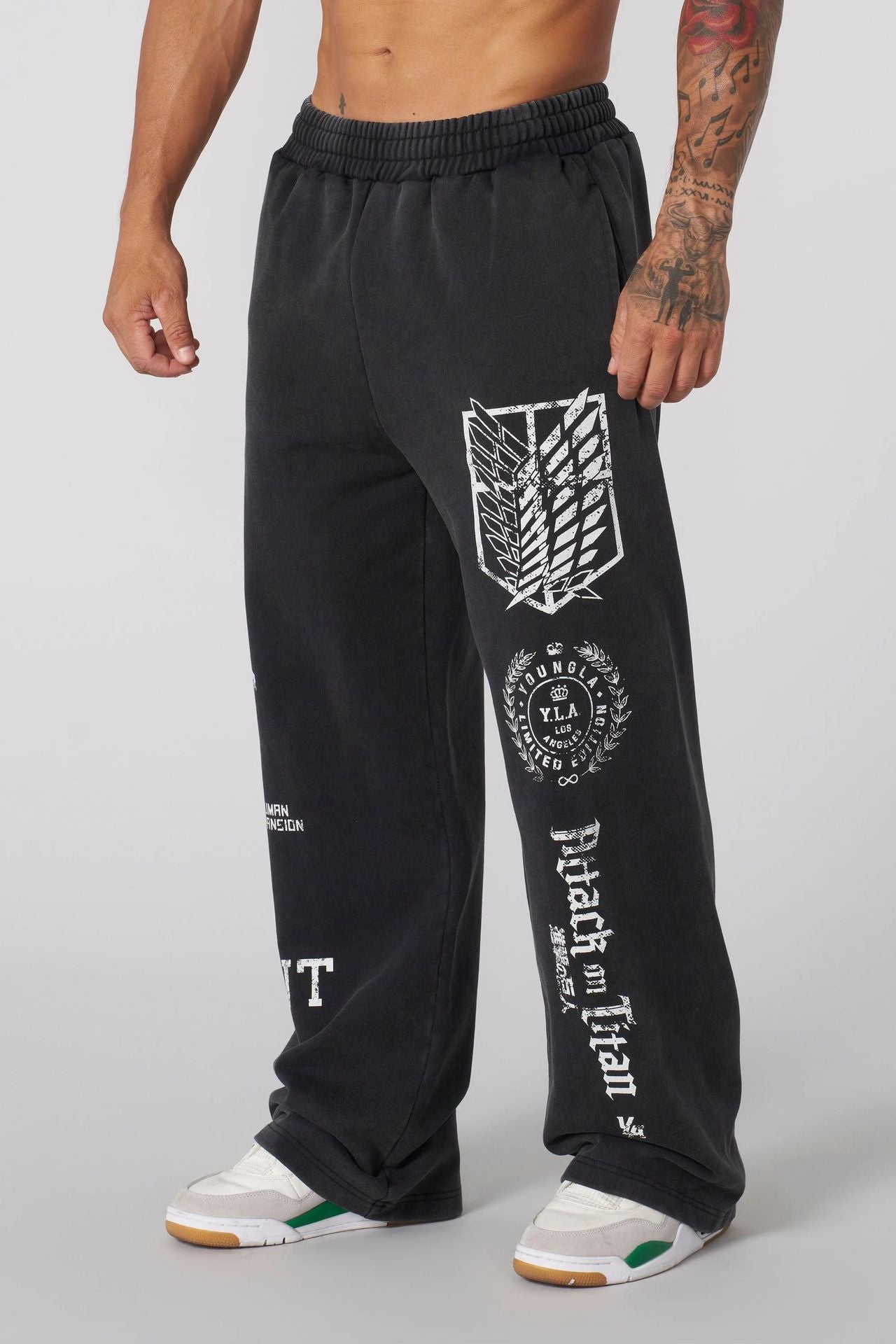 YOUNGLA 2128 AOT© x YLA Baggy Joggers