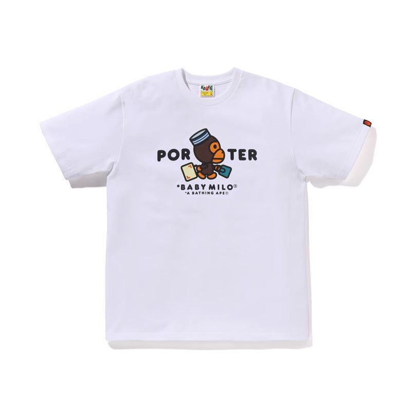 Bape Ape Head Graphic Short Sleeve Tee Streetwear Unisex