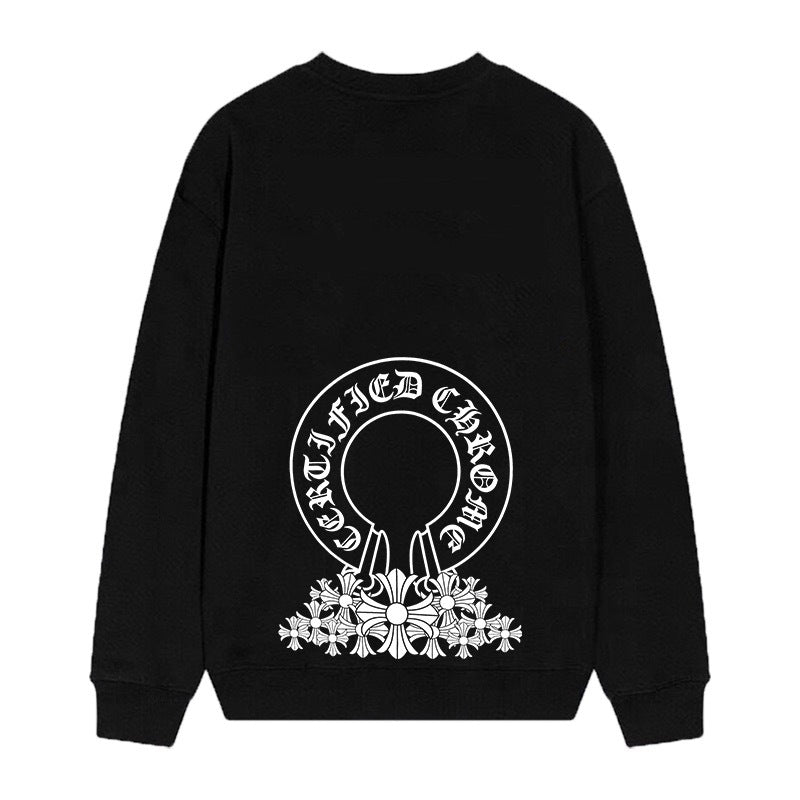 Chrome Hearts Cross Horseshoe Crewneck Sweatshirt Vintage Street Top