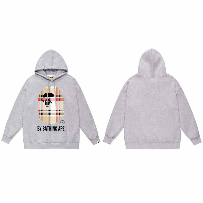 BAPE Hoodie Baby Milo Ape Head Multi Graphic Street Fleece Pullover