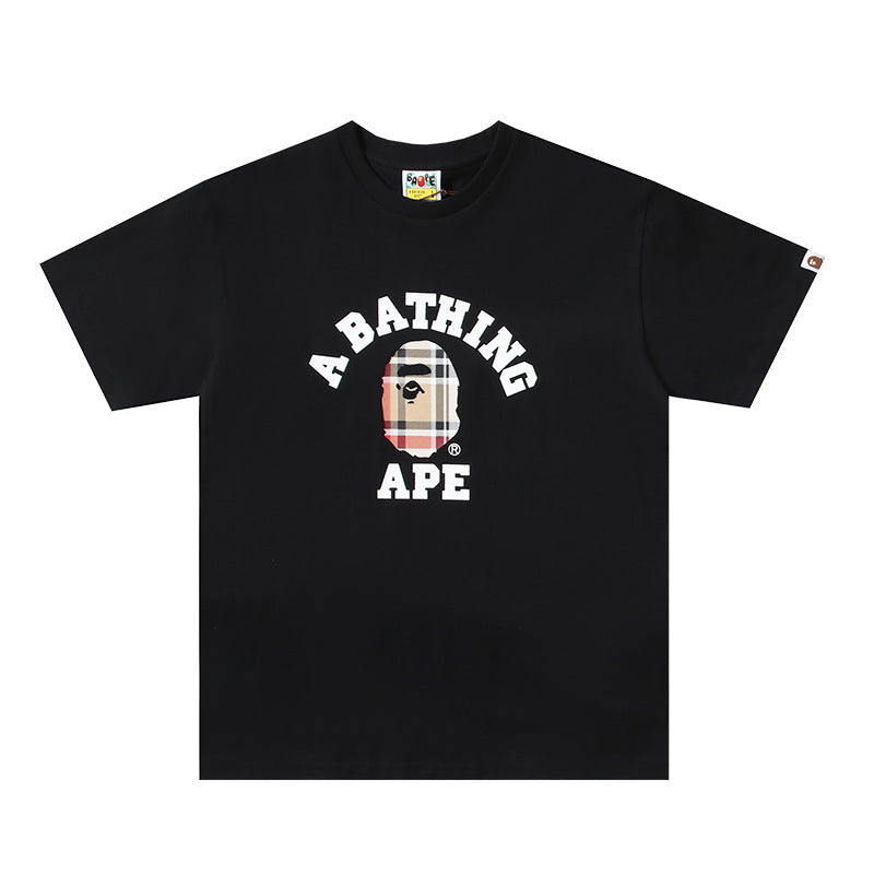 Bape Maneki Neko Ape Head Graphic Oversized Tee Streetwear Unisex