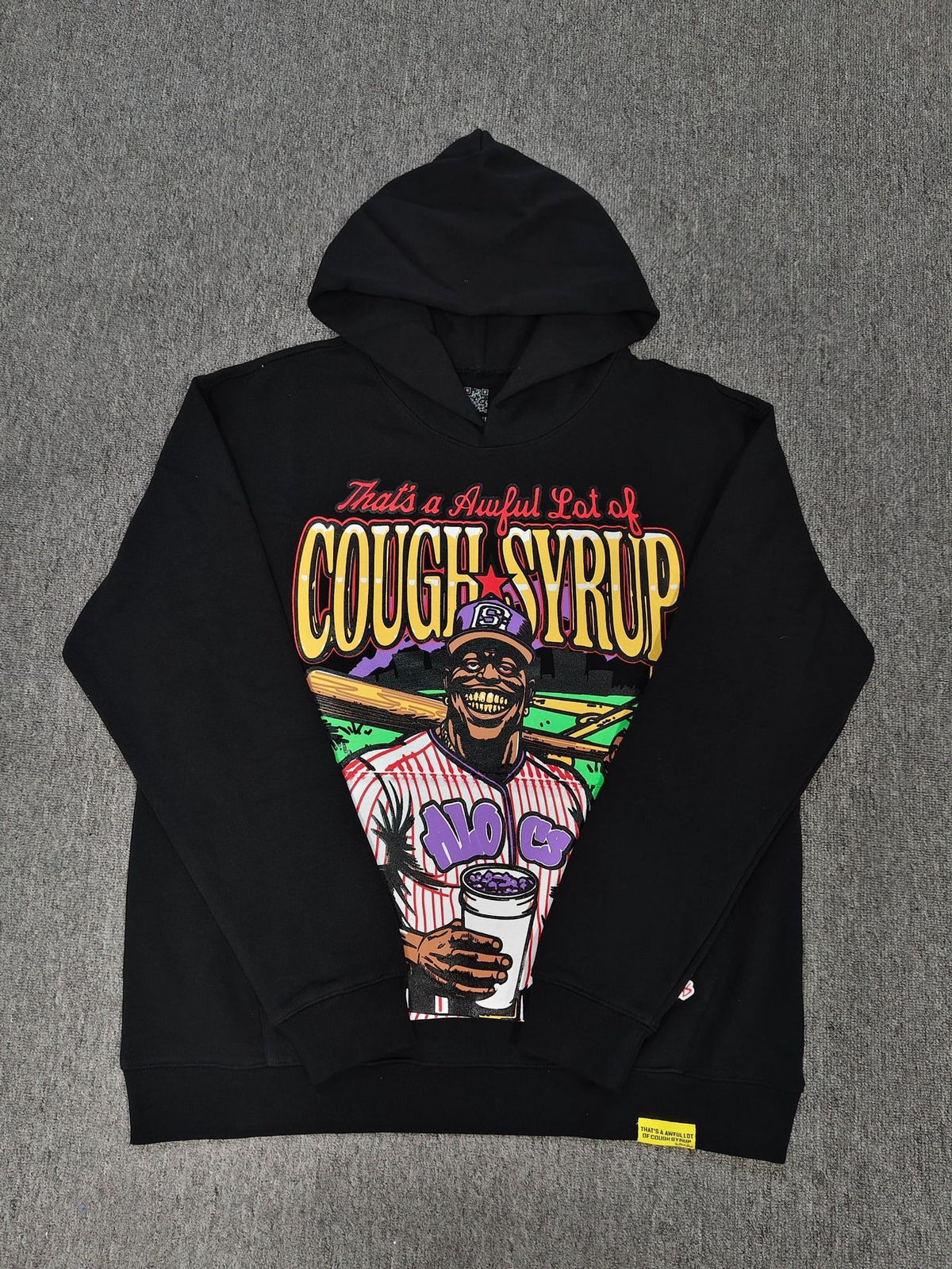 That's A Awful Lot Of Cough Syrup Graphic Hoodie Streetwear Pullover