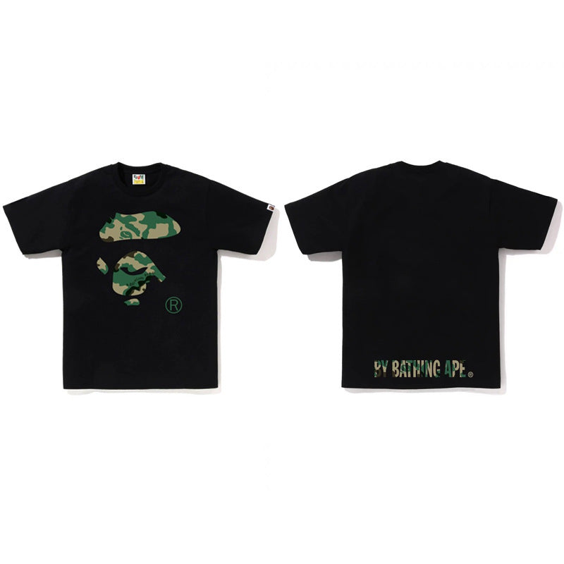 Bape Ape Head Shark Koi Fuji Graphic Oversized Tee Streetwear Unisex