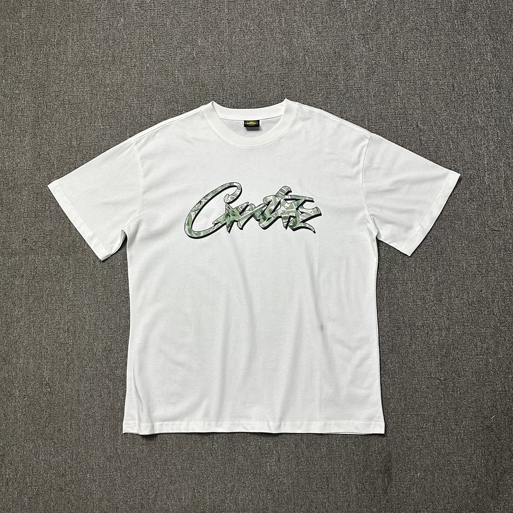 2026 New Corteiz Graphic Print Tee Loose Casual Streetwear T-Shirt