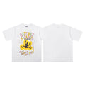 Satoshi Nakamoto Letter Graphic Washed Crew Neck Short Sleeve T Shirt