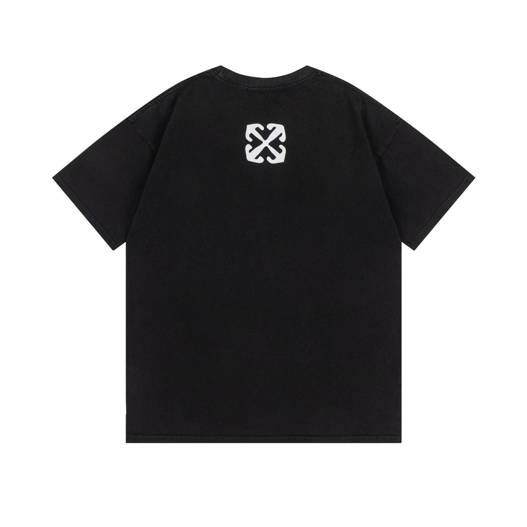 Madonna Oil Painting Graphic Print Crew Neck Short Sleeve T Shirt