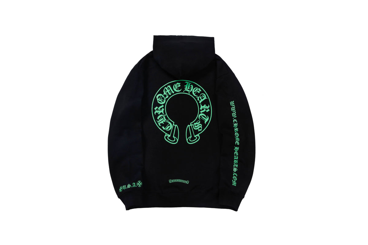 Chrome Hearts Multi‑Cross Sanskrit Graphic Oversized Hoodie Streetwear