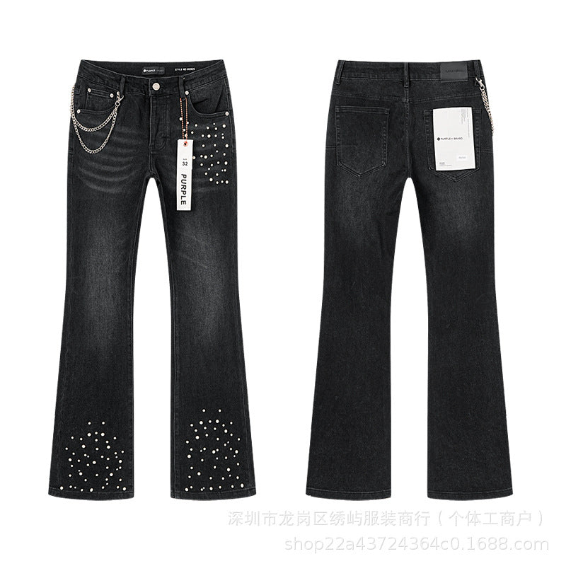 Purple Brand American Street Casual Denim Jeans Unisex