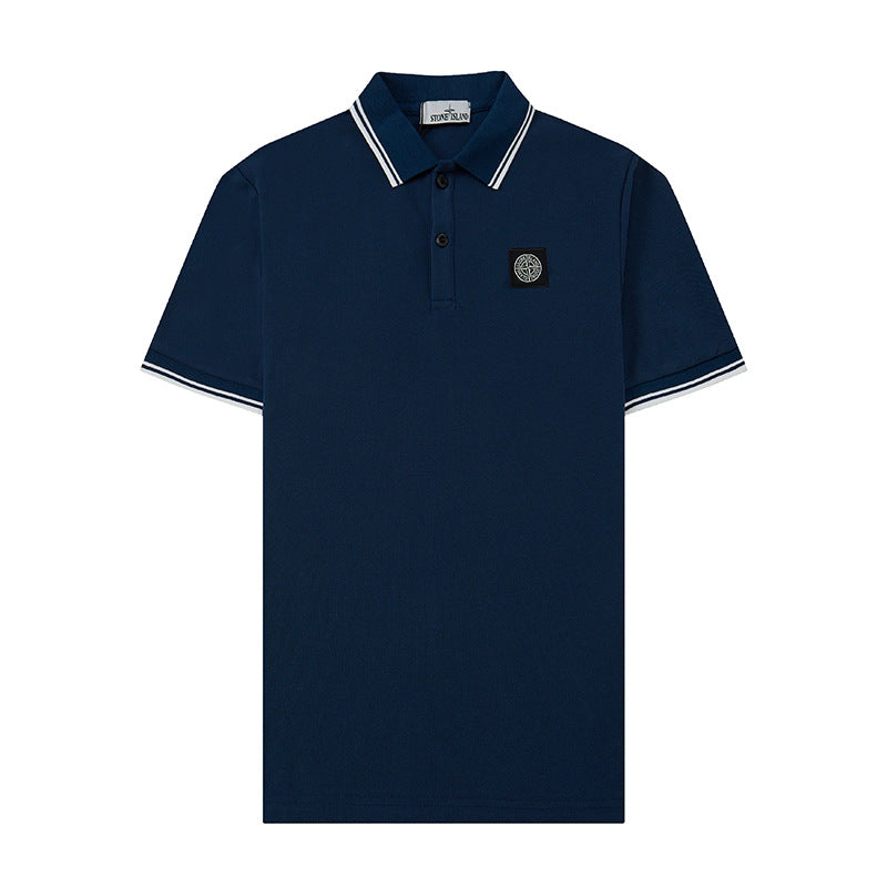 Stone Island Compass Patch Short & Long Sleeve Polo Shirt Streetwear