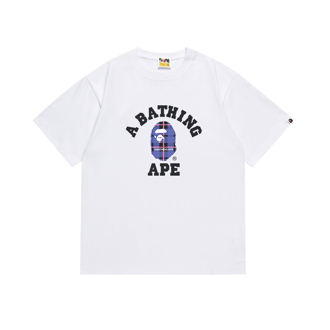 Bape Camo Ape Head Multi‑Color Crew Neck Streetwear Tee Unisex