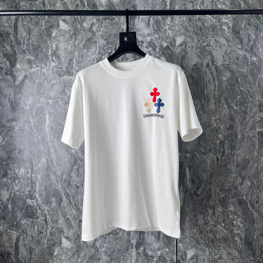 Chrome Hearts Cross Heavyweight Oversized T-Shirt Streetwear Unisex