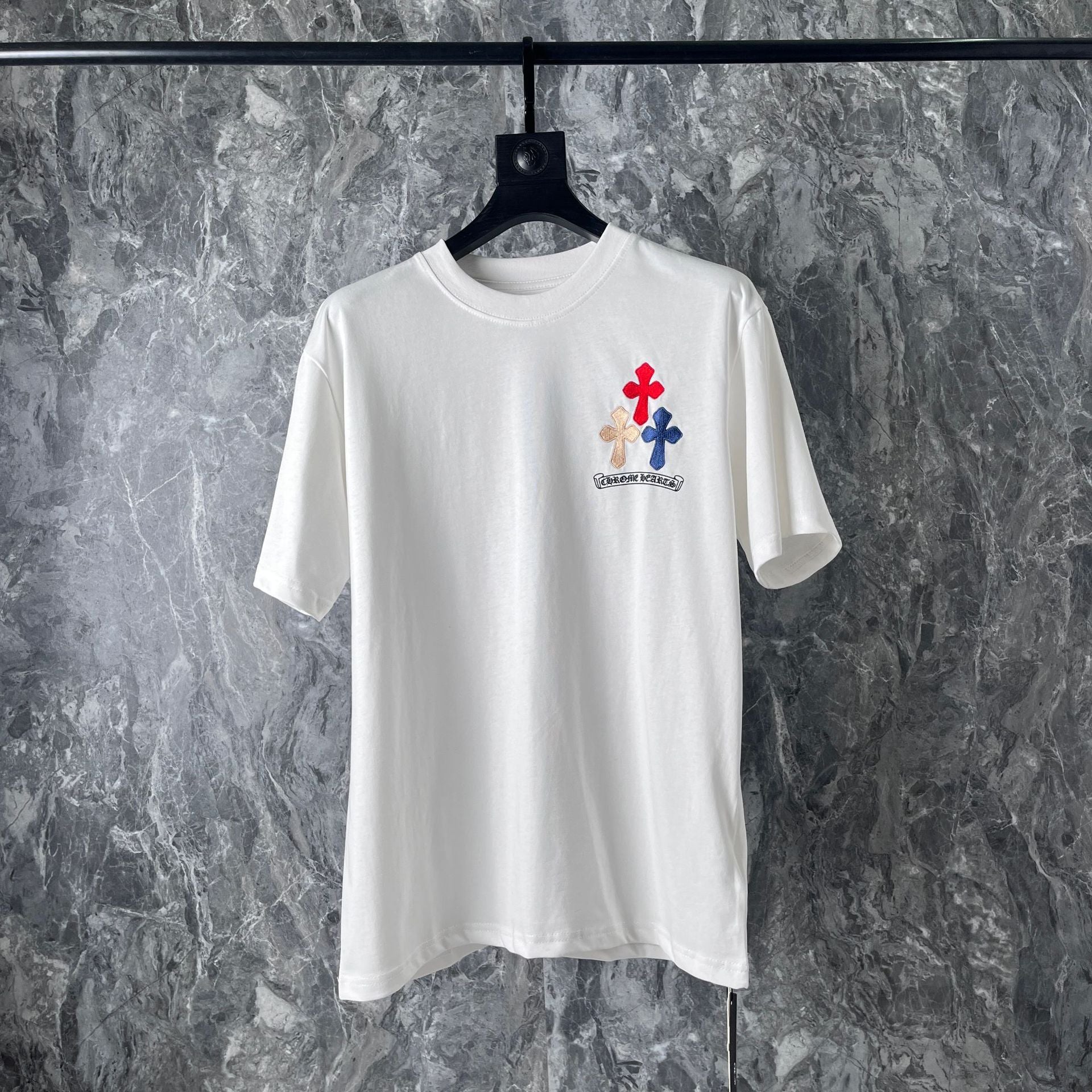 Chrome Hearts Cross Heavyweight Oversized T-Shirt Streetwear Unisex