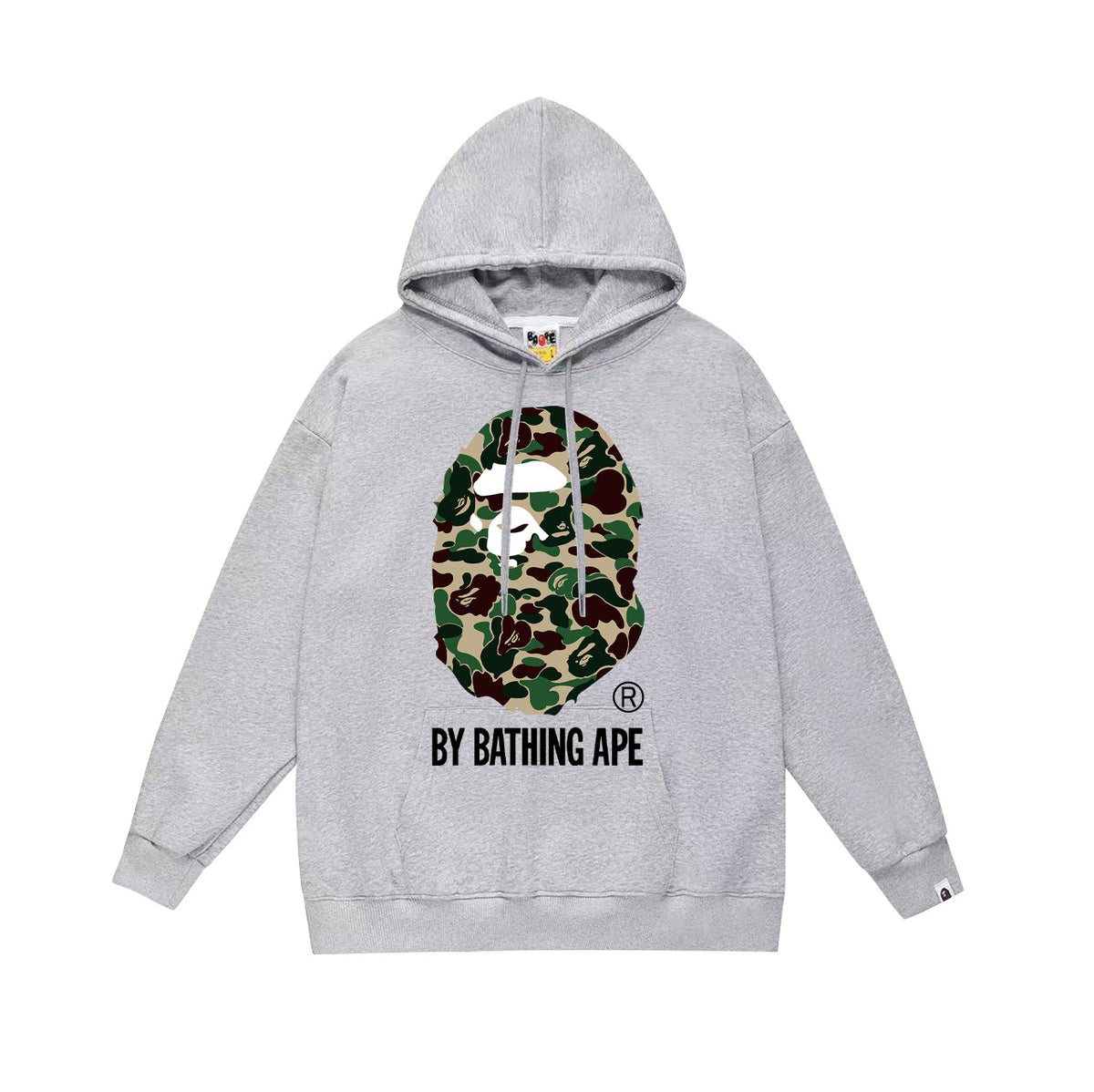 BAPE Hoodie Multi Camo Ape Head Print Street Fleece Pullover