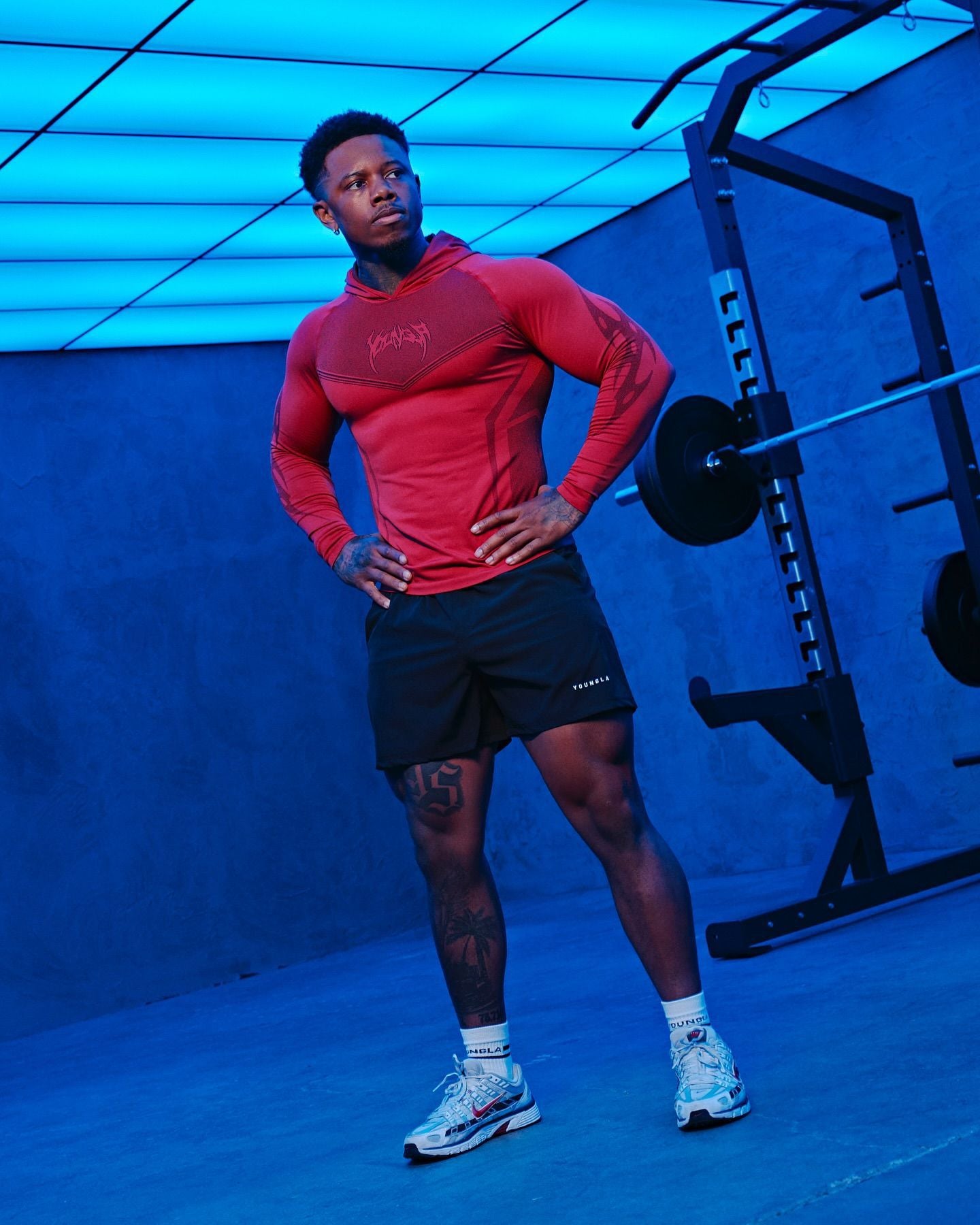 YOUNGLA 8062 Warrior Compression Hoodies