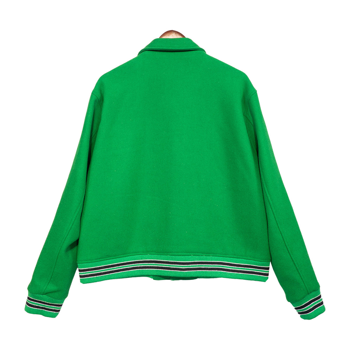 Amiri Bones Varsity Jacket Embroidery Wool Blend Baseball