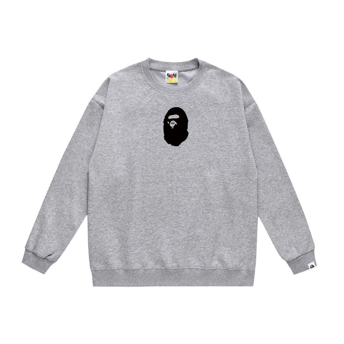 BAPE Crewneck Sweatshirt Ape Head Multi Graphic Street Pullover