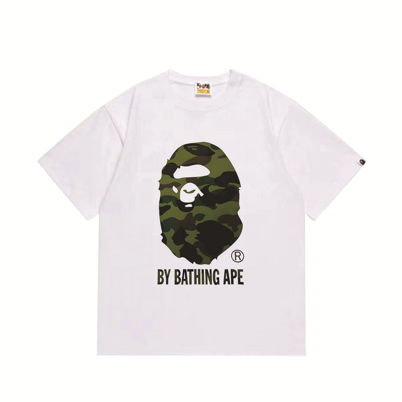 Bape Sakura Floral Graphic Oversized Tee Streetwear Unisex