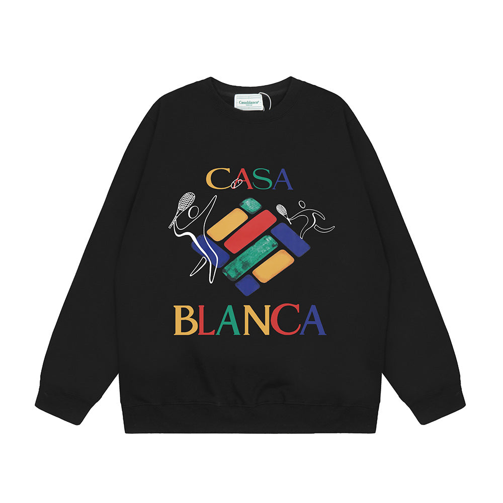 Casablanca Crewneck Sweatshirt Multi Graphic Tennis Club Pullover