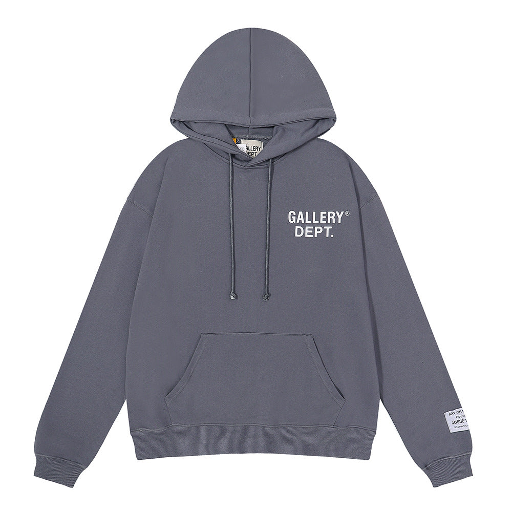 Gallery Dept Hollywood Letter Graphic Print Hoodie Streetwear Unisex