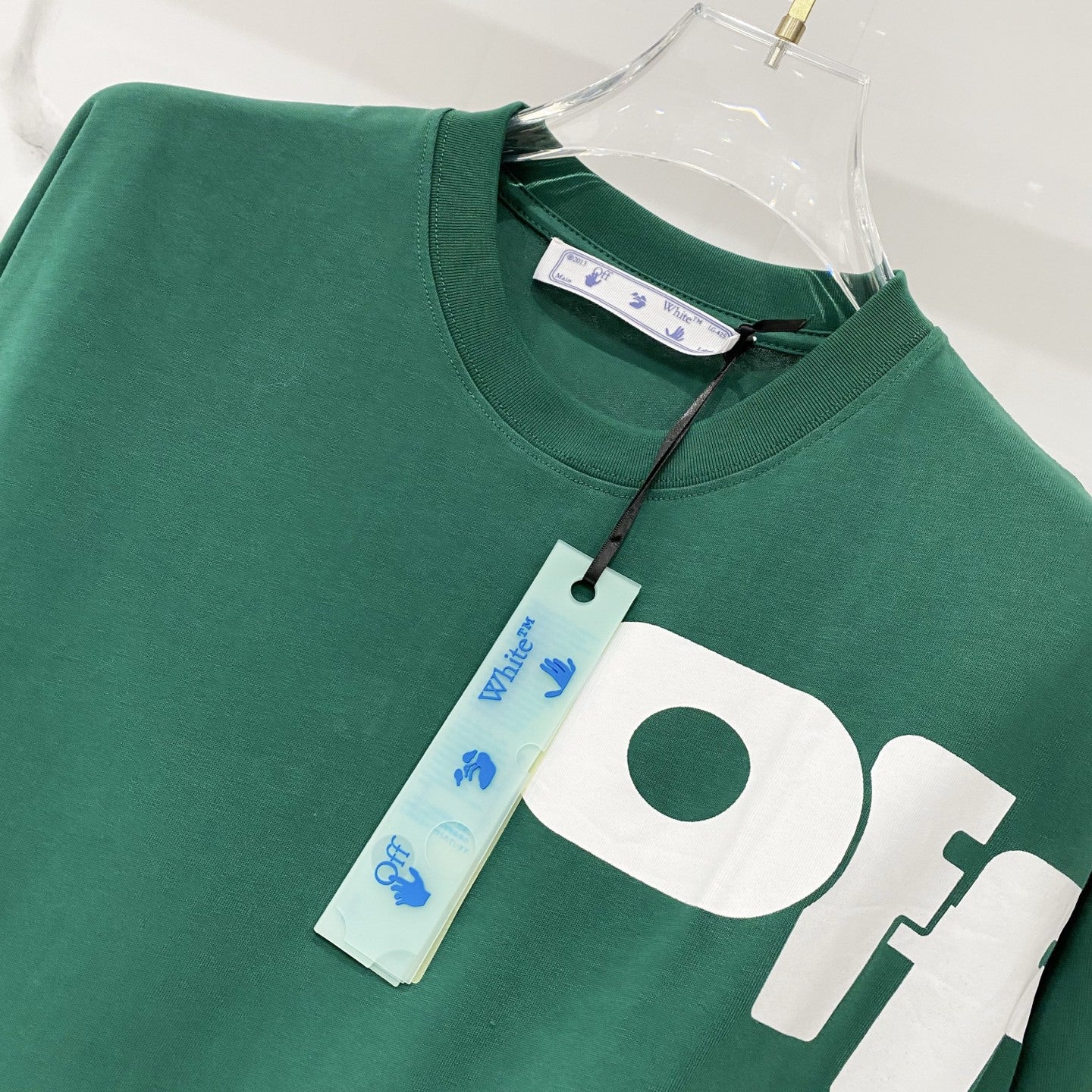 Off-White Large Letter Graphic Crew Neck Short Sleeve T Shirt