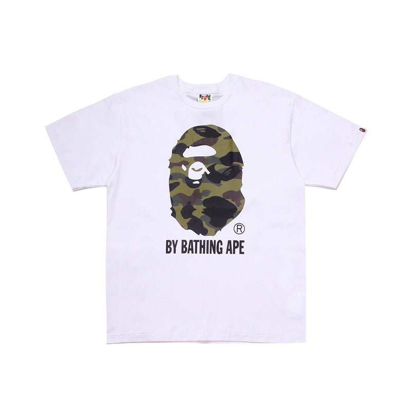 BAPE Ape Head Graphic Print Short Sleeve Tee Streetwear Unisex