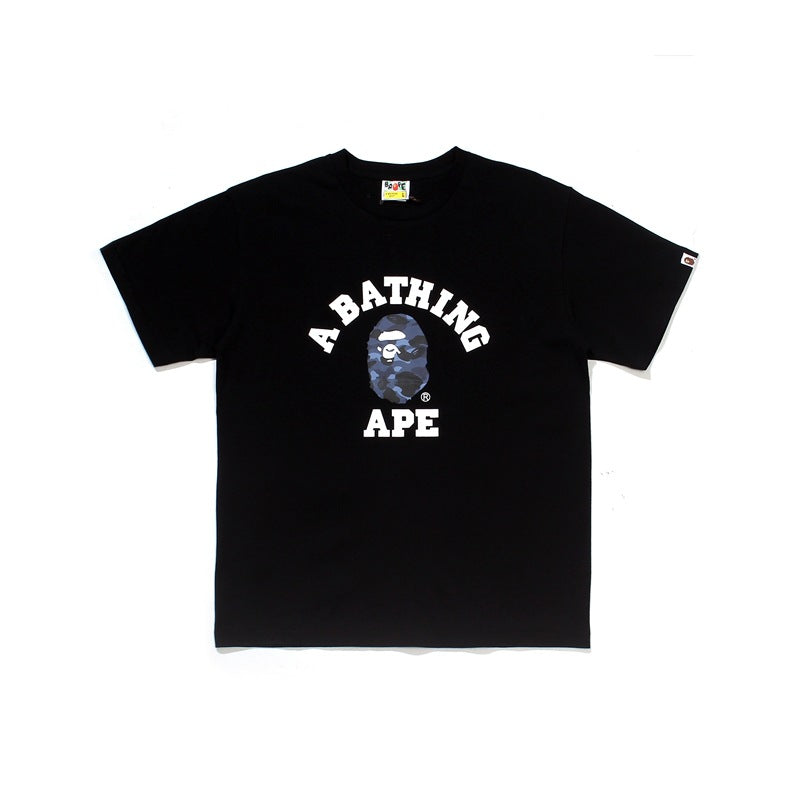 BAPE Ape Head Graphic Print Short Sleeve Tee Streetwear Unisex