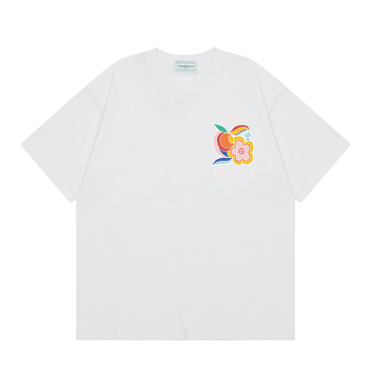 Casablanca Multi‑Artwork Vintage Graphic Oversized Tee Streetwear