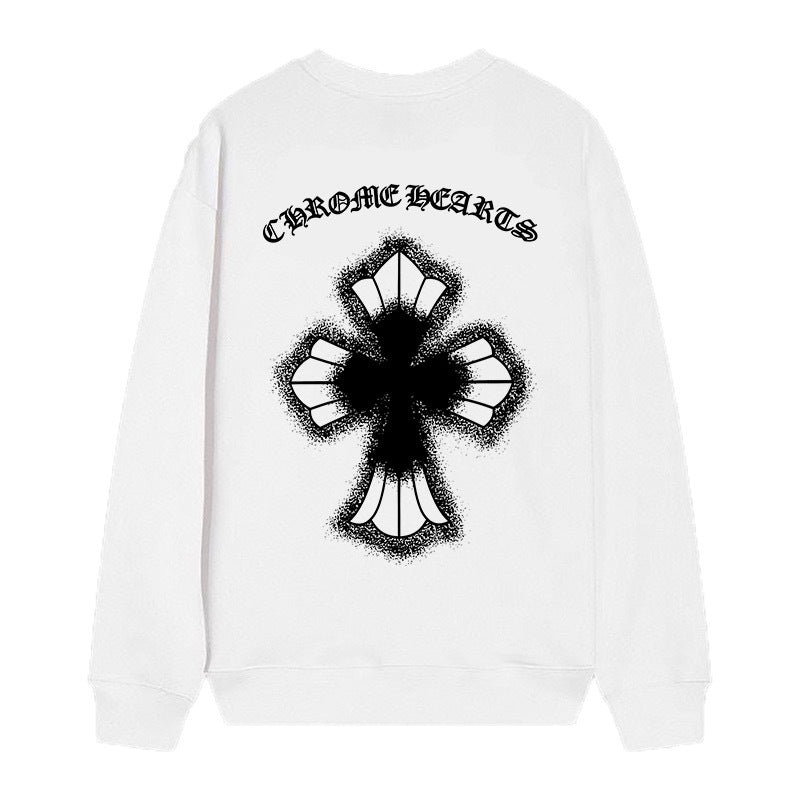 Chrome Hearts Cross Horseshoe Crewneck Sweatshirt Vintage Street Top