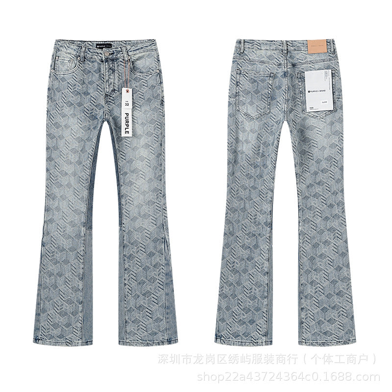 Purple Brand American Street Casual Denim Jeans Unisex